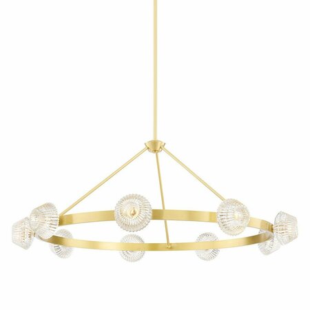 HUDSON VALLEY 9 Light Chandelier 6150-AGB